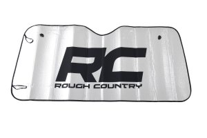 Sun Shade - Front - Rough Country - Reflective, Foldable